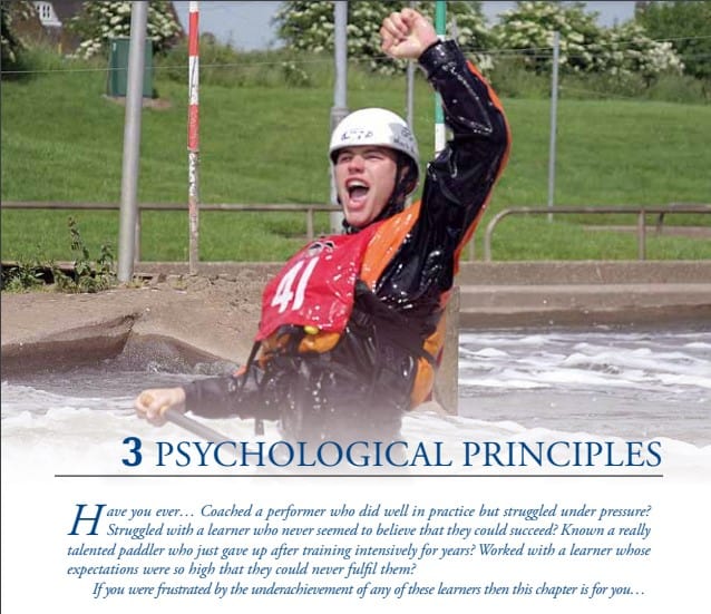 Picture and Introductory text to Coaching Handbook - Psychological Principles chapter